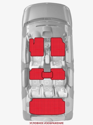 ЭВА коврики «Queen Lux» комплект для Toyota Supra